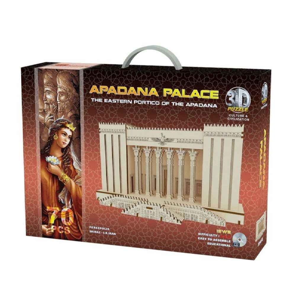 70-delige 3D Puzzel: Persepolis Apadana Paleis – Historische Structuur