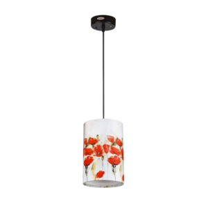 Stoffen Hanglamp met Fluwelen Cilinder Lampenkap Laleh