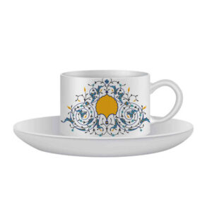 Perzische Theekop Set van 4 met Schotel – Sonati Keramiek Design