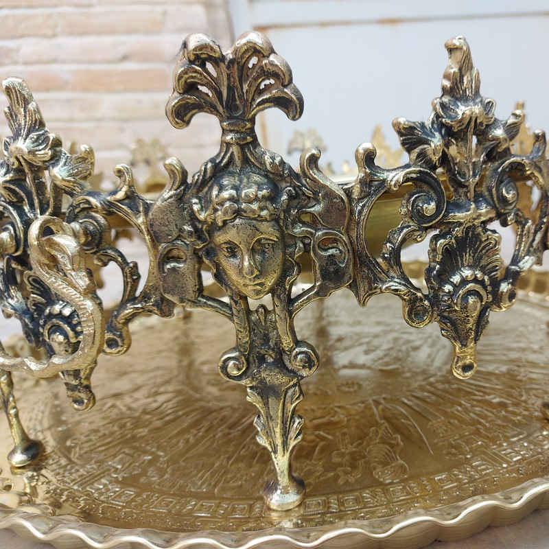 Perzische wierookbrander van messing – model Hoek