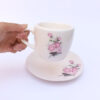 Perzische Theekop Set van 2 met Schotel – Dorsa Keramiek Design