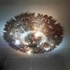 Aluminium Semi-flush Kroonluchter Florentijnse en Vintage Stijl Flower