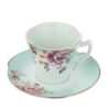Perzische Theekop Set met Schotel – Bahar Porselein Design (12 stuks)