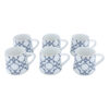 Perzische Theekop Set met Schotel – Tiam Porselein Design (12 stuks)