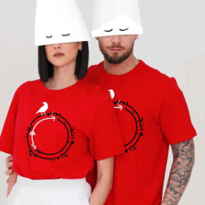 Perzisch T-Shirt Model Aghaz – Rood