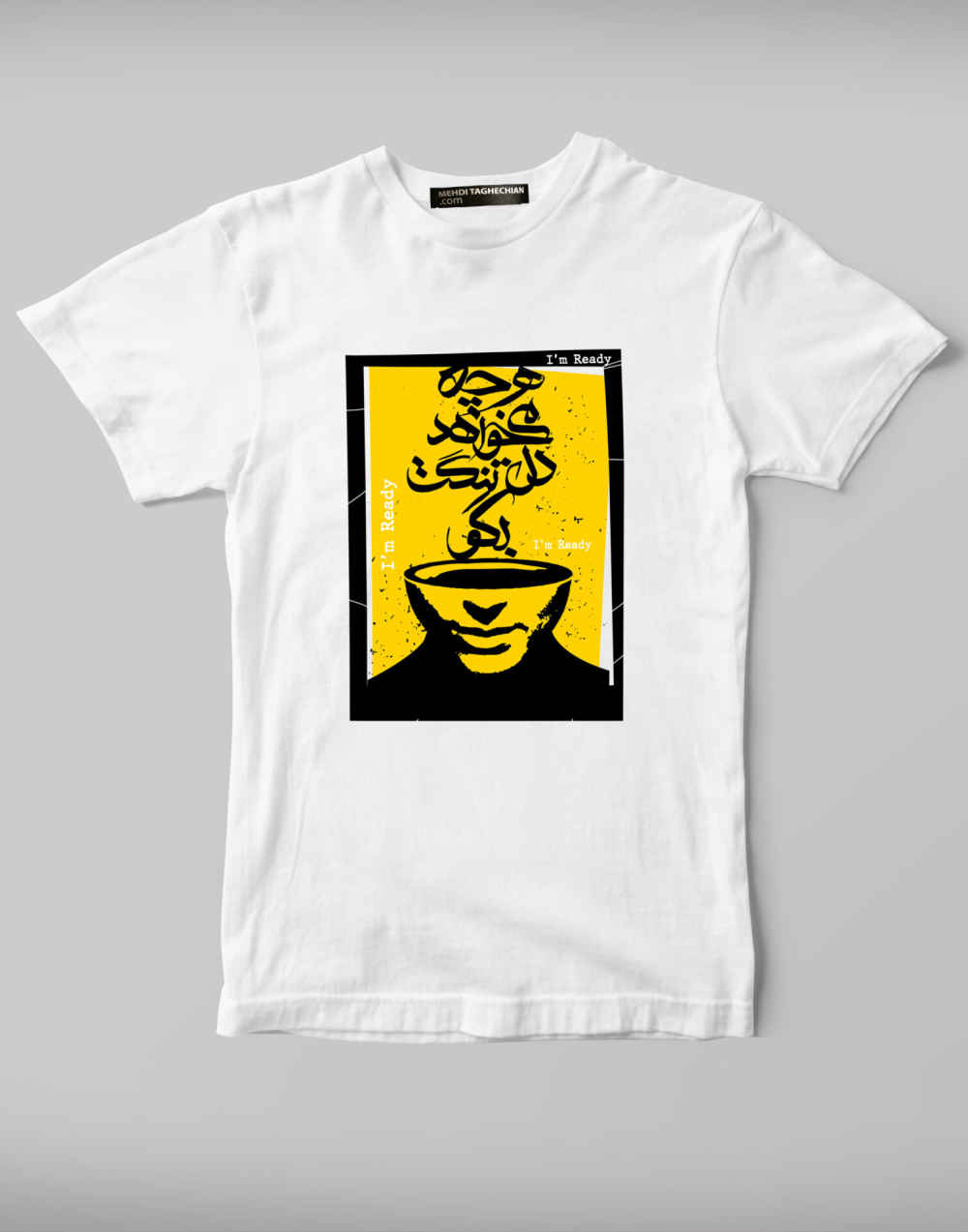 Unisex T-shirt Model Deltang – Hedendaagse Perzische Stijl