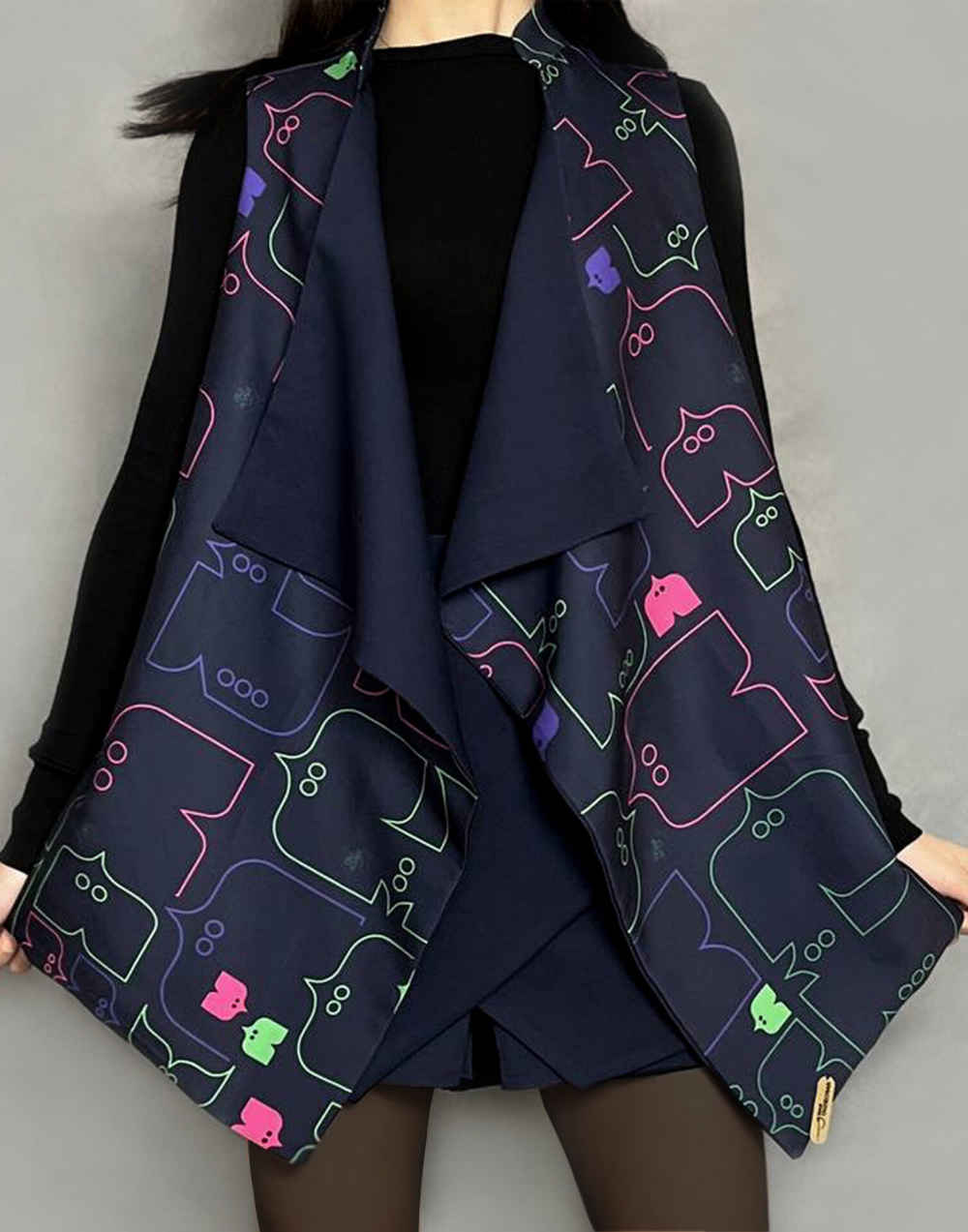 Perzisch Damesvest – Model Hich Navy