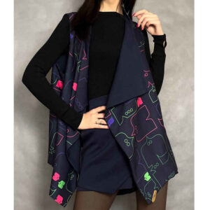 Perzisch Damesvest – Model Hich Navy