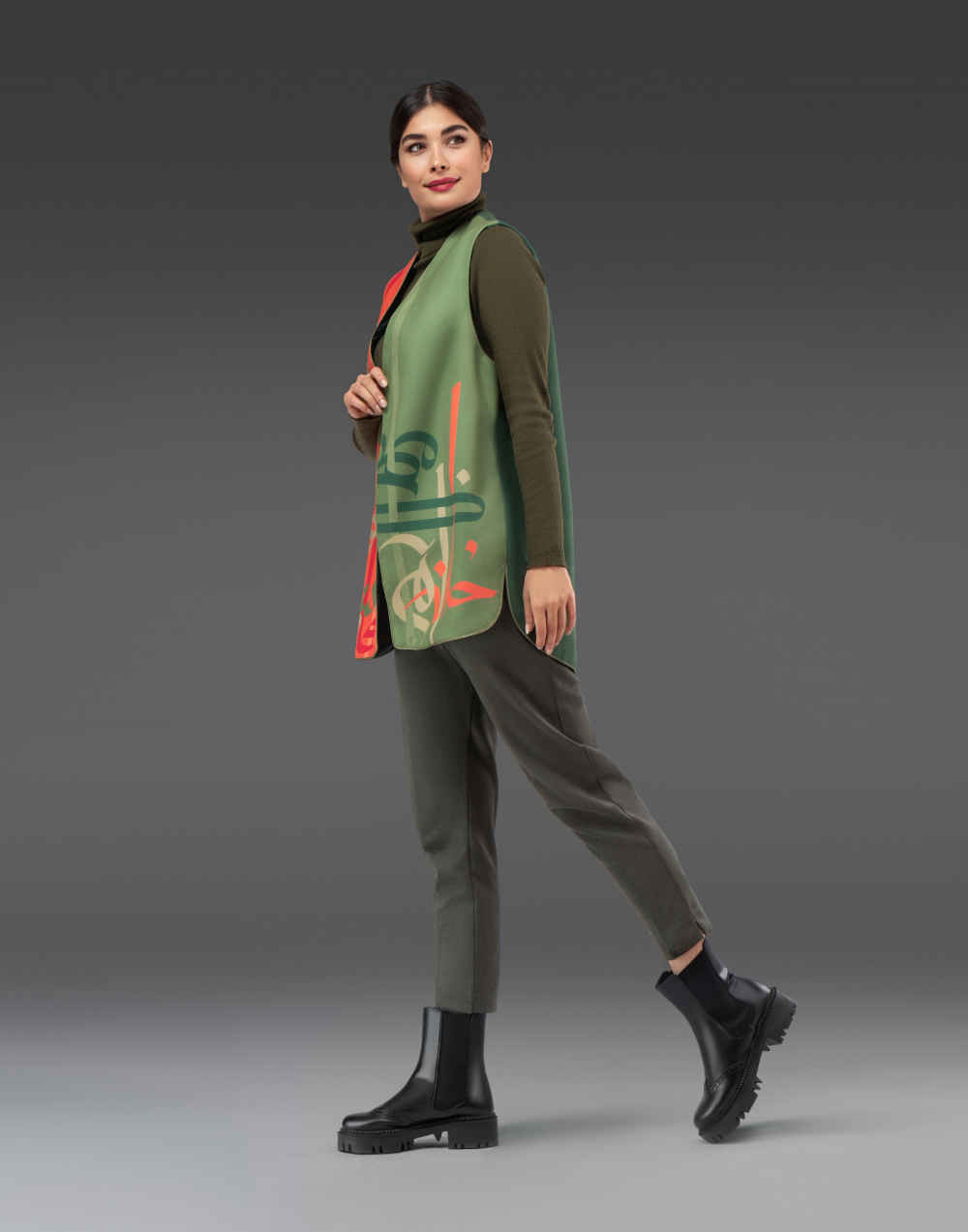 Perzisch Damesvest – Model Khane Del Zwart