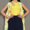 Perzisch Damesvest – Model Mastaneh Geel