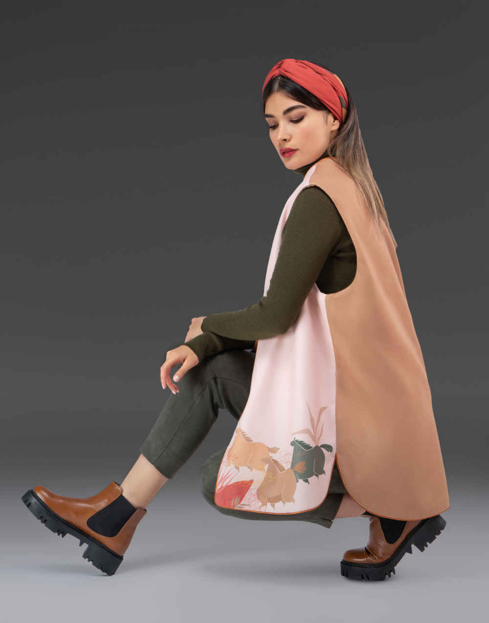 Perzisch Damesvest – Model Shahsavar Zwart