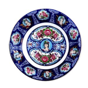 Perzische Theeschoteltjes – Porselein Miniatuur Blauw (Set van 6)