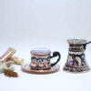 Perzische Espresso Kop met Dienblad – Fakher Koper Stijl