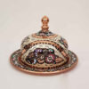 Perzische Espresso Kop met Dienblad – Koperen Demitasse Stijl