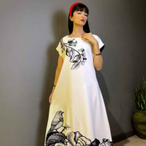 Damesmode Jurk Model Hesse Gharib – Vogel & Bloem