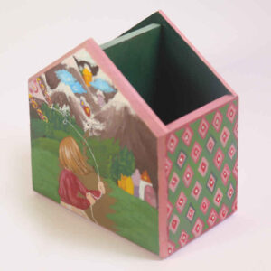 Houten Make-up Kwastenhouder Model Cottage