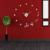 DIY 3D Wandklok – Minimalistisch met Perzische Kalligrafie (Romantisch)