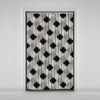 Fluwelen Verticale Jaloezie Gordijn – Abstract Shatranji Print