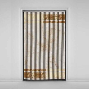 Fluwelen Verticale Jaloezie Gordijn – Abstract Talakoob Print