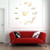 DIY 3D Wandklok – Minimalistisch met Perzische Kalligrafie (Leven)