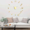 Islamitische DIY 3D Wandklok Minimalistisch Panjtan Namen