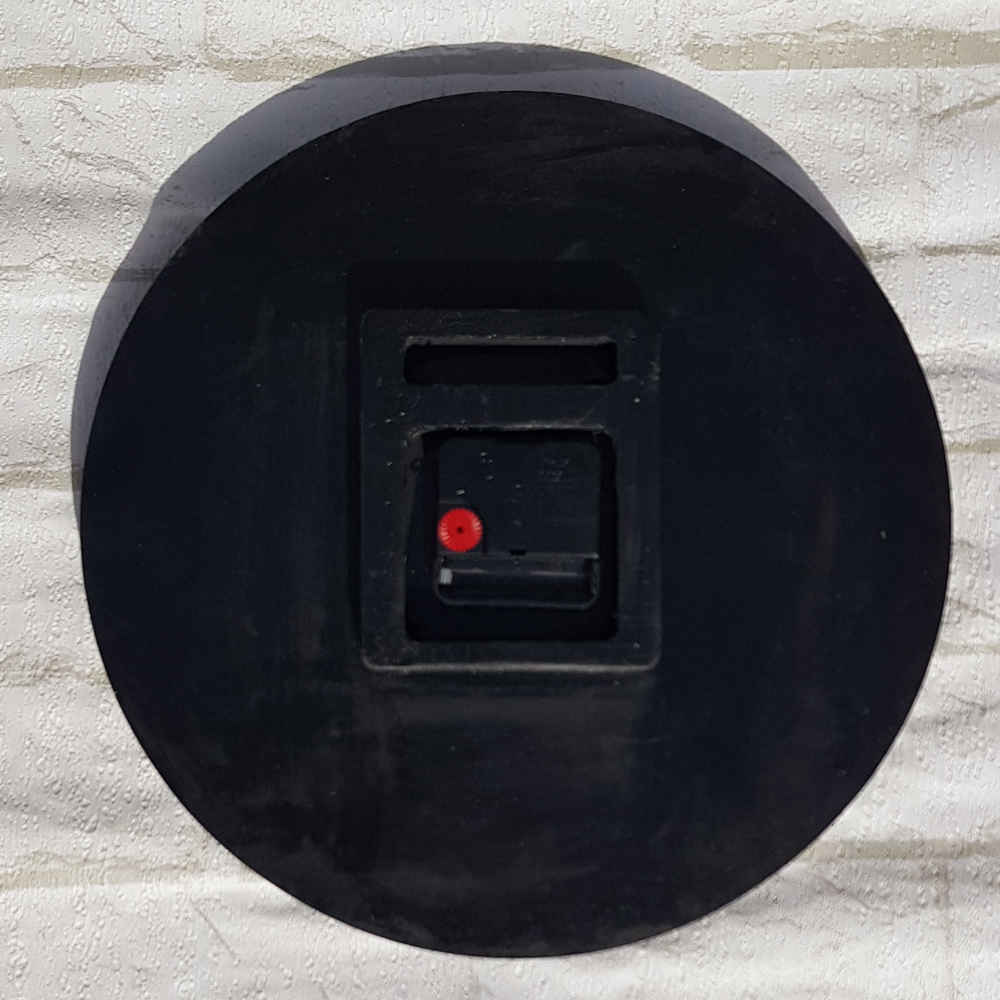 Handgemaakt Hars Wandklok – Abstracte Stijl Duisternis