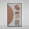 Fluwelen Verticale Jaloezie Gordijn – Abstract Paeez Print