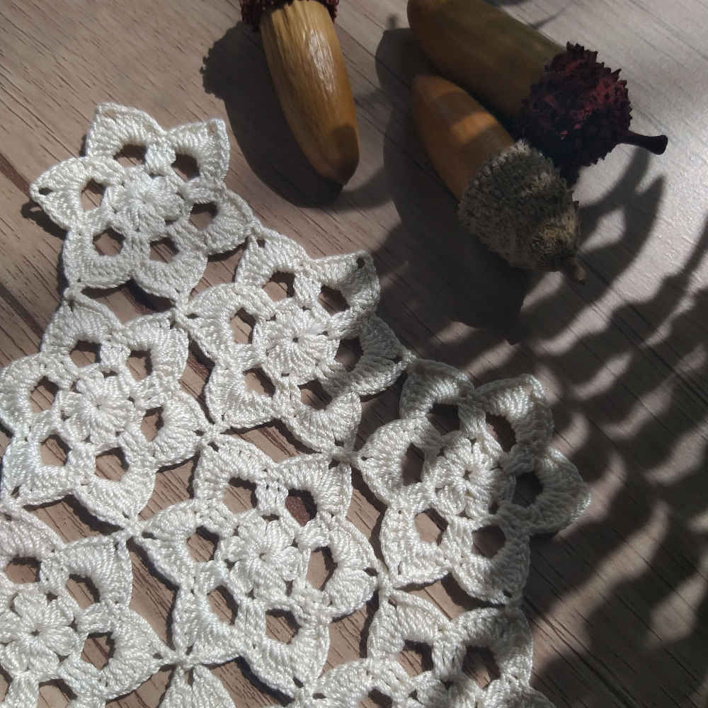 Gehaakt Handgebreid Tafellaken Model Mino