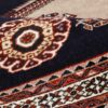 Handgeknoopt Perzisch Abadeh Parva Tapijt (Tribaal Geometrisch Medaillon) - Bruine Wol