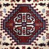 Handgeknoopt Perzisch Abadeh Tribaal Tapijt (Traditioneel Geometrisch Medaillon) - Rode Wol