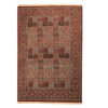 Handgeknoopt Perzisch Birjand Arghavan Tapijt (Bakhtiari Garden Panel) - Rode Wol