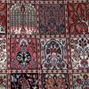 Handgeknoopt Perzisch Birjand Nour Tapijt (Bakhtiari Garden Khesti) - Bruine Wol