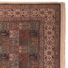 Handgeknoopt Perzisch Birjand Nour Tapijt (Bakhtiari Garden Khesti) - Bruine Wol