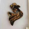Handgemaakte Damesbroche met Kralen – Vismodel