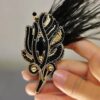 Handgemaakte Damesbroche met Kralen – Soraya-model