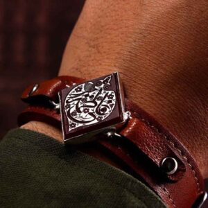 Islamitische Leren Armband Model Ali Fatima