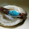 Leren Armband voor Mannen met Turkoois