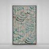 Perzisch Fluwelen Verticale Jaloezie Gordijn – Abstract Borna Print