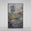 Perzisch Fluwelen Verticale Jaloezie Gordijn – Abstract Marmerprint