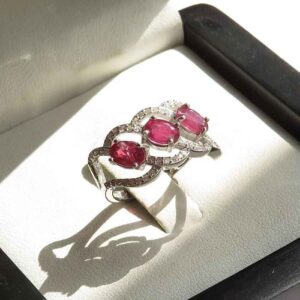 Robijn Ring Zilver voor Dames – Bliss Kiana Golnaz