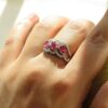 Robijn Ring Zilver voor Dames – Bliss Kiana Golnaz