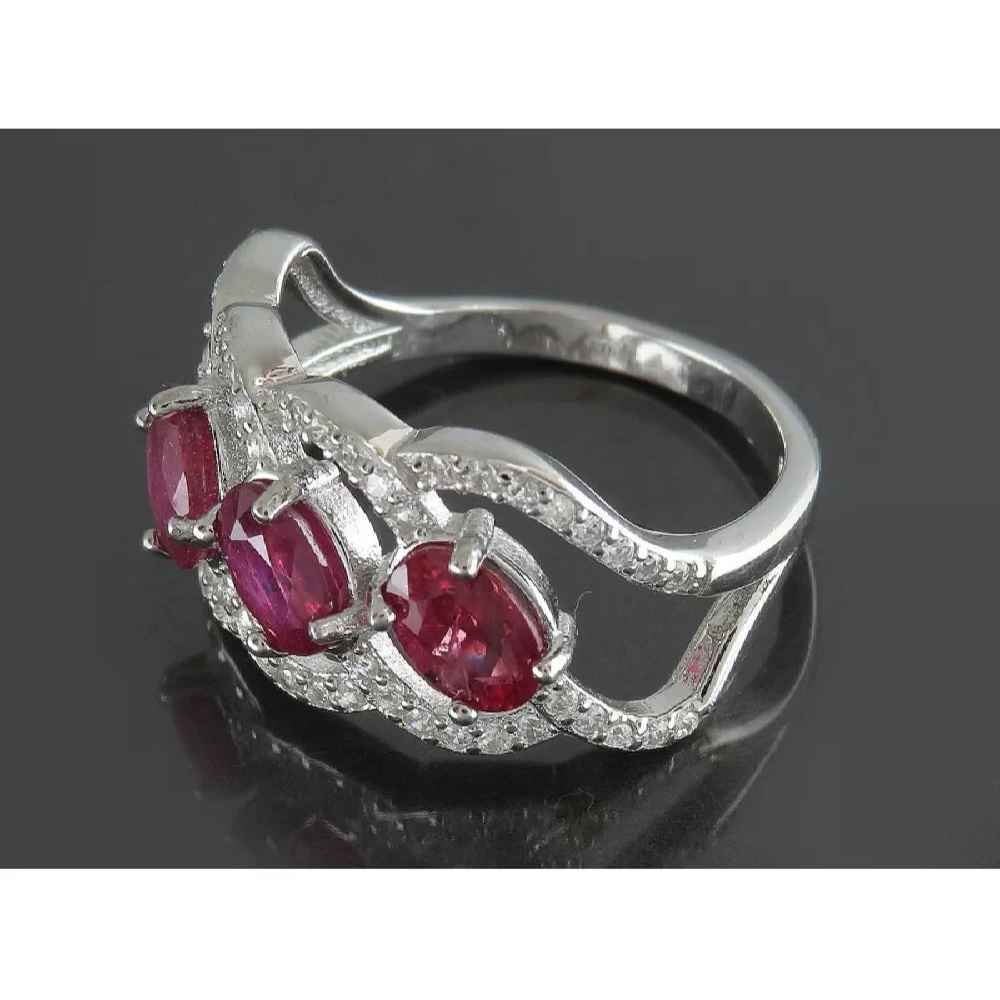 Robijn Ring Zilver voor Dames – Bliss Kiana Golnaz