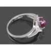 Luxe Robijnring Zilver – Bliss Kiana Nastaran Design