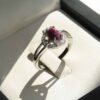 Luxe Robijnring Zilver – Bliss Kiana Nastaran Design
