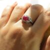 Zilveren Ring met Robijn – Bliss Kiana Sarvenaz Design