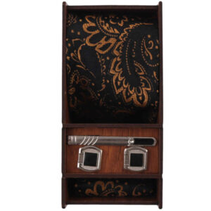 Heren Stropdas-, Zakdoek- & Manchetknopen Set – Luxe Farid