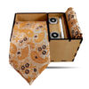 Heren Stropdas-, Zakdoek- & Manchetknopen Set – Luxe Saman
