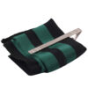 Heren Stropdas-, Zakdoek- & Manchetknopen Set – Luxe Gestreept