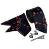 Heren Stropdas-, Zakdoek- & Manchetknopen Set – Luxe Yavar