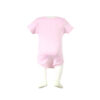 Roze Katoenen Baby Rompertje